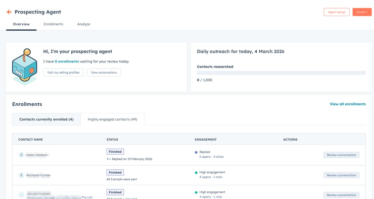 HubShots 317 Prospecting Agent HubSpot