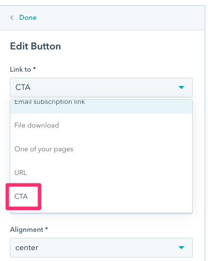 drag drop editor hubspot emall