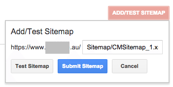 Google Webmater Tools - submit the XML Sitemap