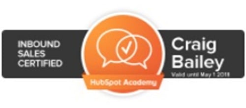 Inbound Sales Certified - Craig Bailey