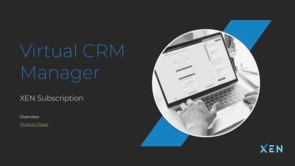 XEN Virtual HubSpot CRM Manager subscription