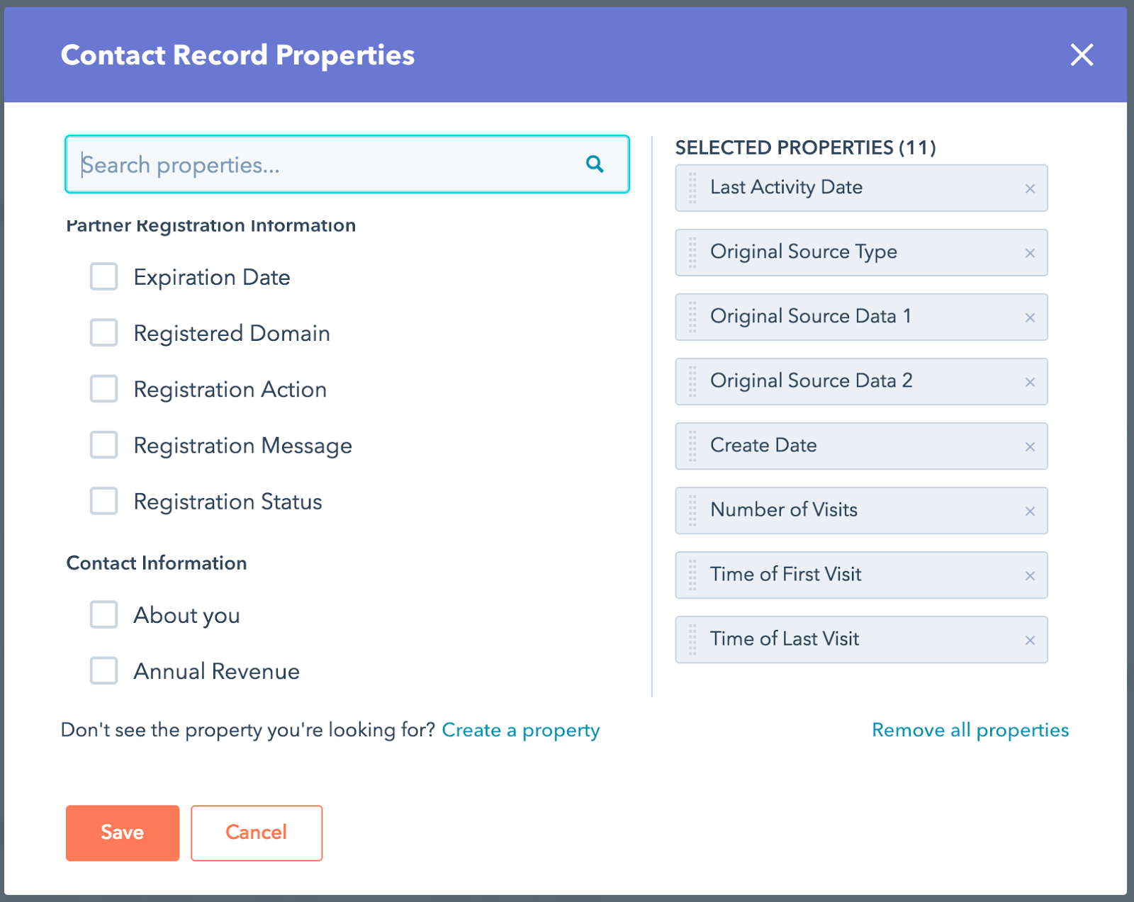 hubspot contact fields 2