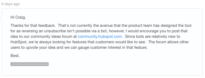 hubspot support