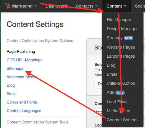 hubspot xml sitemaps